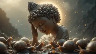 Why Snails Are Eating Buddha's Head 🐌#budha #hair #youtube