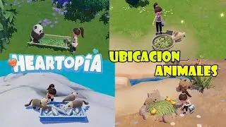 HEARTOPIA  ❤️  UBICACION COMEDEROS de los ANIMALES  🍲