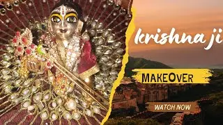 Krishna ji makeover 🫶🏻.      #krishna #krishnamakeover #krishnamakeup #bhajan