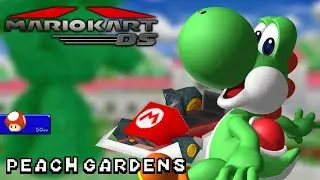 Mario Kart DS - 50cc - Yoshi - Standard MR - Peach Gardens | Ep. 3502