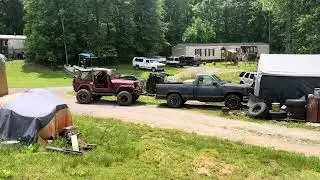Redneck Tractor Push (Part 2)