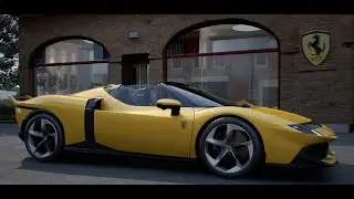 Ferrari 849 Testarossa Spider painted Giallo Triplo Strato and Girgio Covara Interior(Build)