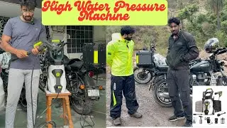 Washing My Bike at Home! 🏍️ Dylect Ultra Power Max Test 🔫 💦  #trending #youtube #shorts #bikewasher