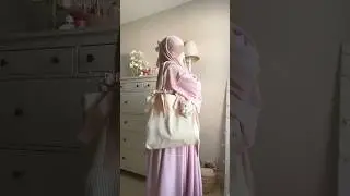 first day of college outfit 🎀 #modesty #abaya #muslimclothing #modest #college #hijab