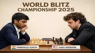 Dommaraju Gukesh vs Hans Niemann • World Blitz Championship. 2025