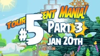 Angry Birds Friends Tournament Mania 3 Level 5 Week 192 Walkthrough | January 20th 2016