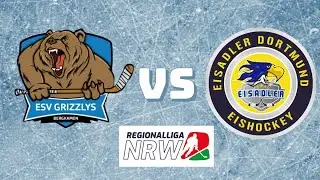 Highlights I Regionalliga NRW Playoffs 2025 Halbfinale Spiel2 Grizzlys Bergkamen - Eisadler Dortmund