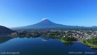 [4K] Ubuyagasaki Cape,Lake Kawaguchi, Fuji, Thursday,September 5, 2024, DJI Inspire 1 / OPPO A5 2020