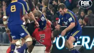 Ma'a Nonu Red Card Spear Tackle vs Crusaders