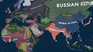 The Clash of Titans- Thousand Week Reich Mod- Hoi4 Timelapse