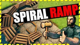 Valheim:  Build This Spiral Ramp!