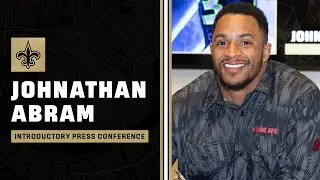 Johnathan Abram Introductory Press Conference | New Orleans Saints