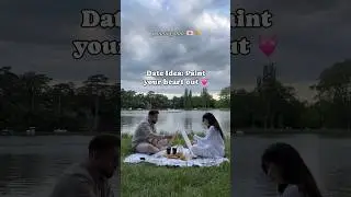 Paint picnic 🎨 #painting #picnic #youtubeshorts #dateideas #date #love