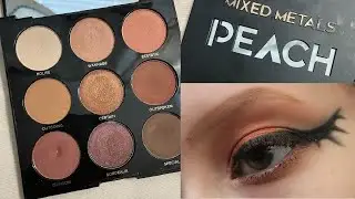 Playing with Eyeshadow // Halloween Look 1 - Profusion Mixed Metals Peach