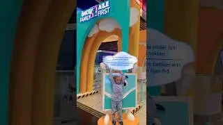 Istanbul Airport is Kids Friendly Проход для семей с детьми в Стамбульском аэропорту
