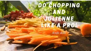 How to do chopping and julienne |in Malayalam| Knife Skills|Tips for Vegetable cutting| Cooking|