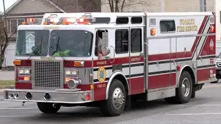 Woodlyn Fire Company Rescue 67 & Ambulance 67A Responding