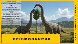 Dinosaur Song Seismosaurus#dinosaur #dinosaursong #kidslearning #Seismosaurus # tambatitanis
