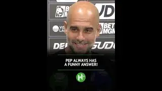 Another FUNNY Pep Guardiola answer😅🤣