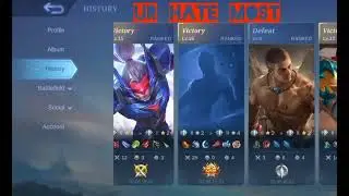 Noob player's mlbb#History😅