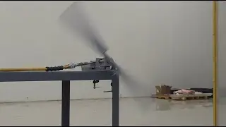 Compressed Air Tip Jet Rotor Test