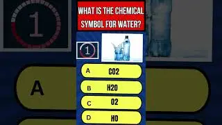 What is the Chemical Symbol for Water? 💧 Essential Science Quiz! #generalknowledge