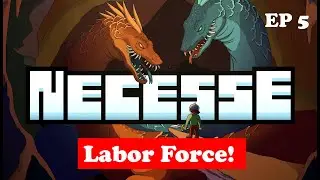 Bosses, Farms, & Labor Force! | Necesse Gameplay Episode 5 - #necesse #letsplay