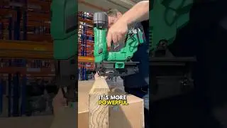 ПЕРВЫЙ ВЗГЛЯД👀 НОВЫЙ гвоздезабивной пистолет Hikoki 2-го поколения 18 В без газа 16Ga (NT1865DSA(...