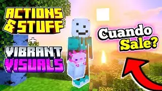 🔥 VIBRANT VISUALS para ACTION and STUFF? 🤔 | Cuando Sale? | Shaders para MCPE 1.21.x
