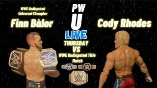 PWU: Live: Finn B&agrave;lor Vs Cody Rhodes for the WWE Undisputed Championship