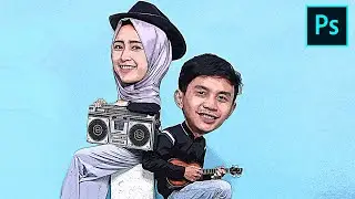 Membuat KARIKATUR dengan Photoshop dan Cartoon Effect