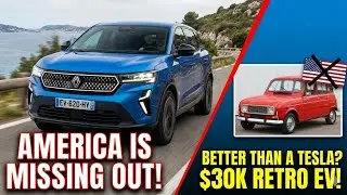 Почему этот ретро-электромобиль за 30 000 долларов сводит мир с ума! (Renault 4 E-Tech 2026 года)