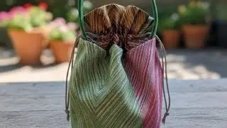 287) Do you want to see how to make a small fabric bucket? #diybag #minibags 