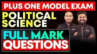 Plus One Political science Full mark questions | Eduport Plus One