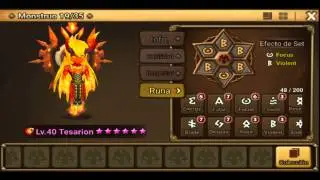 Gu&iacute;a Tesarion (Ifrit Fuego) Summoners War