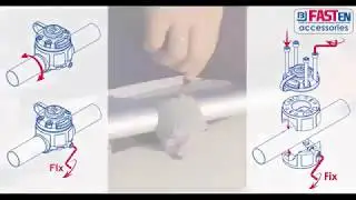 Крепление на трубу Borika FASTen (Борика Фастен) Видео -  Аква Крузер