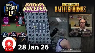 The Spirit Lift / BroomSweeper / PUBG: Battlegrounds - 28 Jan 2026 - Unofficial Northernlion VOD