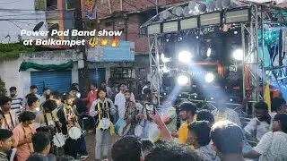 New Power Pad Band entry on balkampet bonalu 2025🥁🔊#trending #viralvideos