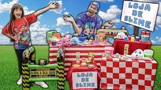 A LOJA DE SLIME DO LUCCAS E DA GI