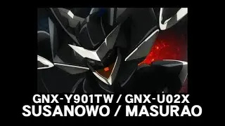 109 GNX-Y901TW Susanowo/GNX-U02X Masurao (from Mobile Suit Gundam 00)