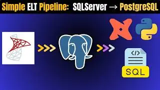 How to BUILD SQL Server to PostgreSQL Database | ELT Data Migration Pipeline