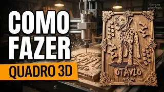 TUTORIAL ASPIRE: COMO FAZER QUADRO ENTALHADO PERSONALIZADO PET'S