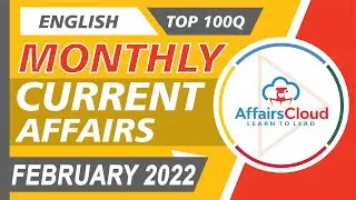 Current Affairs February 2022 - English By Vikas Rana | Current Affairs | AffairsCloud
