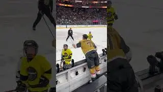 Alex Pietrangelo is the ultimate hockey dad 😄 #vegasborn #hockey #nhl #shorts