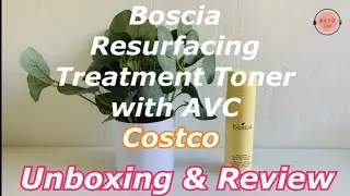 boscia Resurfacing Treatment Toner with Apple Cider Vinegar 5.1 fl oz, 2-pack - review and unboxing