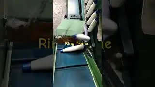 Ring frame  #RingFrame #RingSpinning #machine