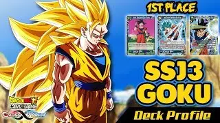 (DBS) DRAGON BALL SUPER - 1ST PLACE SSJ3 GOKU LEAD SHOP CHAMPION DECK PROFILE!!