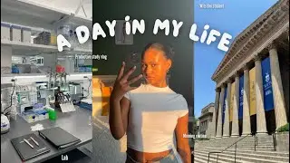 First week back to uni 📝 productive study vlog, morning routine, lab work