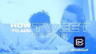 How to Make Tweet Reels - ShotCut Free Video Editor Android App