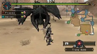 G-Rank Quest Dual Black Diablos | HR 9 Key Quest | Monster Hunter Freedom Unite (PSP)